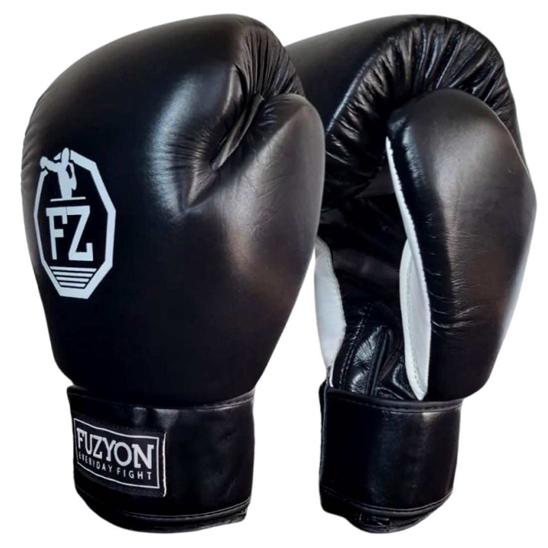 Luva de Boxe Fuzyon Couro Black