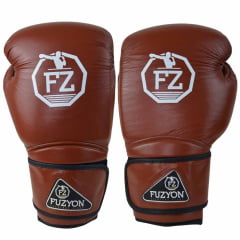 Luva de Boxe Fuzyon Couro Brown