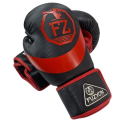 Luva de Boxe Fuzyon Red Carbon